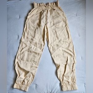Zara Girls' Linen Parachute Pants
